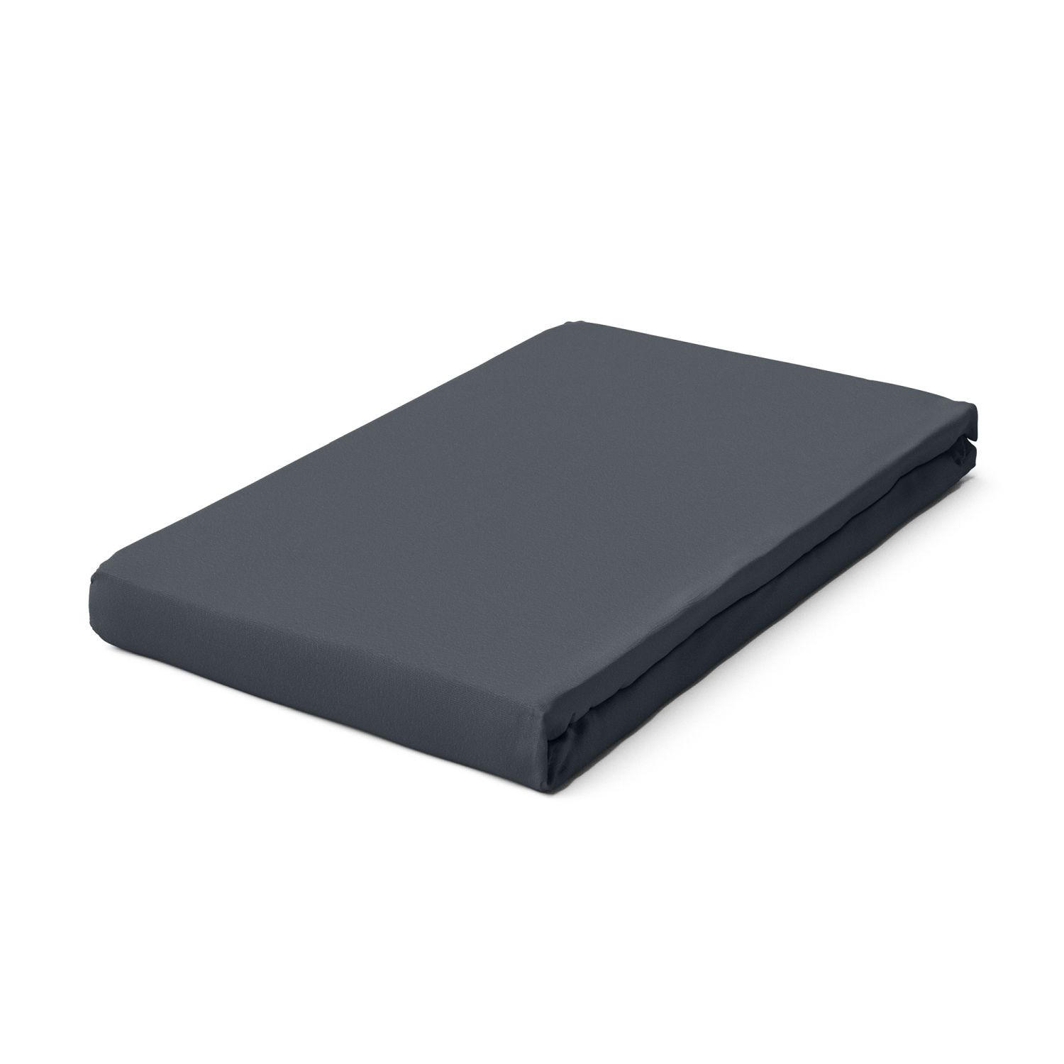 Schlafgut Spannbetttuch Pure Dunkelgrau 200-220x240 cm