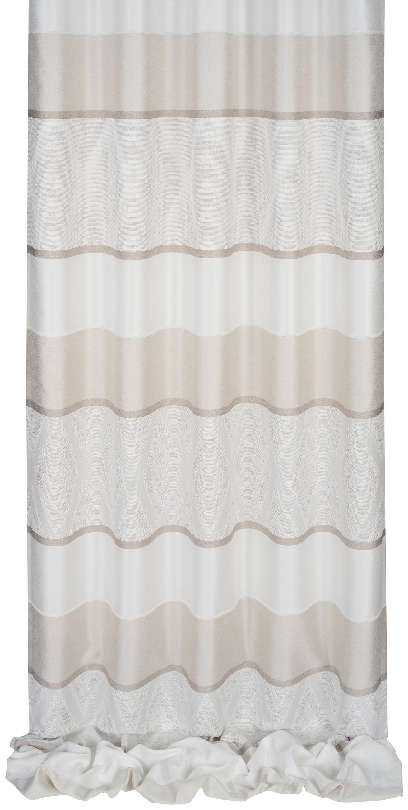 DEKOSTOFF per lfm halbtransparent  - Beige, KONVENTIONELL, Textil (140cm) - Esposa