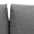 ECKSOFA in Flachgewebe Grau  - Eiche Wotan/Grau, KONVENTIONELL, Holz/Textil (255/157cm) - Carryhome