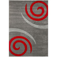 WEBTEPPICH 80/150 cm CASCADA PLUS Rot  - Rot, MODERN, Textil (80/150cm)