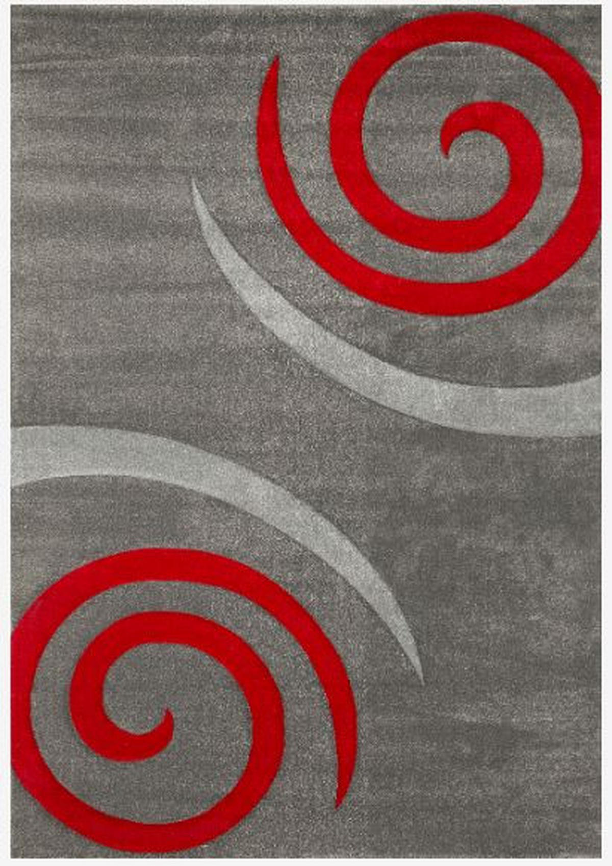 WEBTEPPICH 80/150 cm CASCADA PLUS Rot  - Rot, MODERN, Textil (80/150cm)