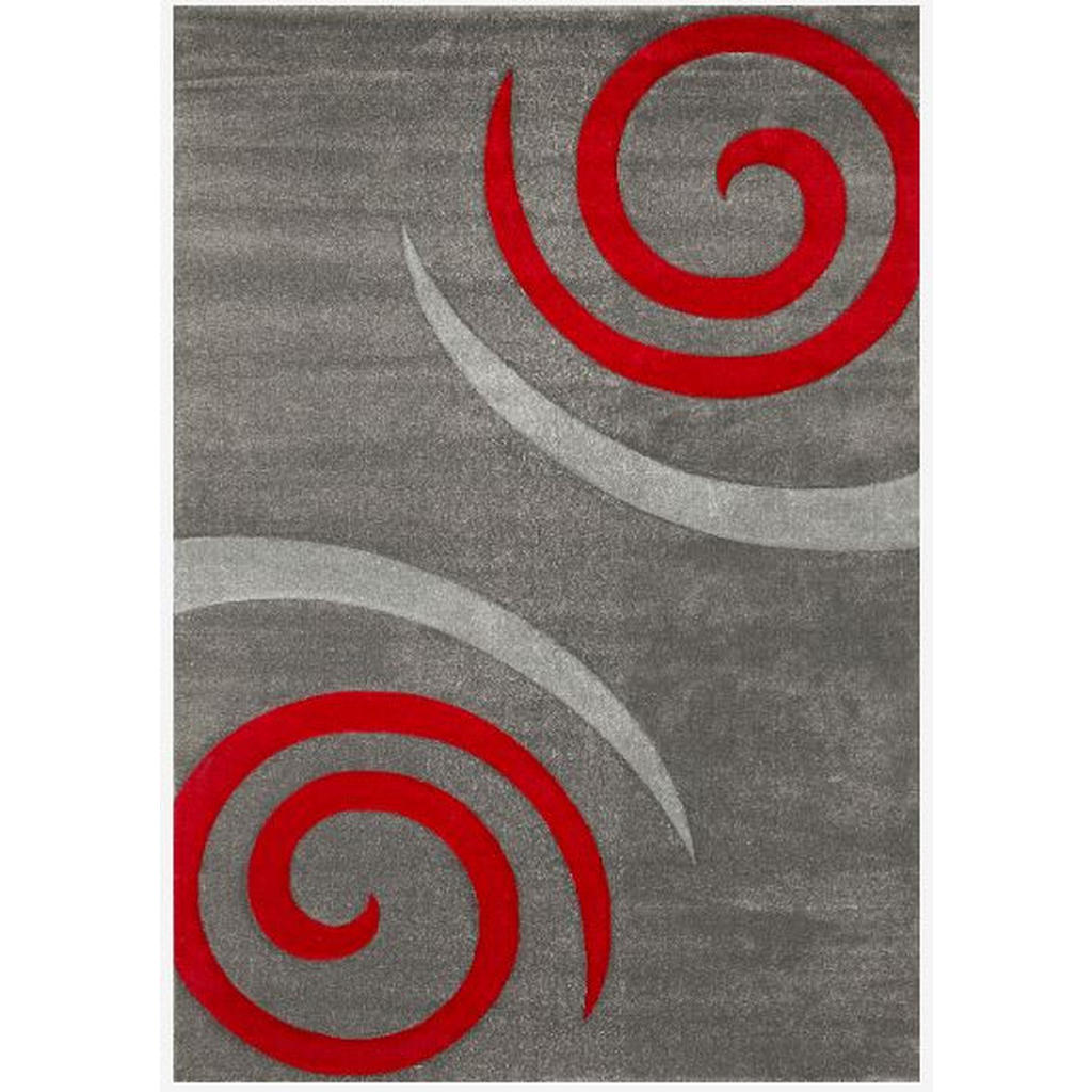 Webteppich Rot Naturfaser Cascada Plus 80x150 Cm