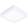 STROPNÍ LED SVÍTIDLO, 16/16/2,8 cm - bílá, Basics, kov/plast (16/16/2,8cm) - Xora