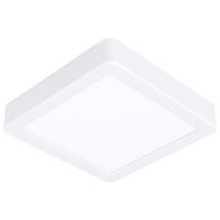 LED-DECKENLEUCHTE FUEVA 16/16/2,8 cm   - Weiß, Basics, Kunststoff/Metall (16/16/2,8cm) - Novel