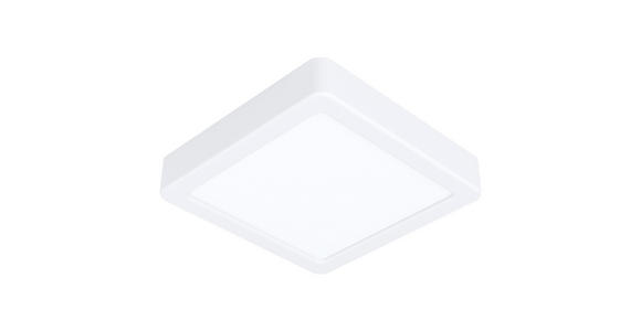 LED-DECKENLEUCHTE 16/16/2,8 cm   - Weiß, Basics, Kunststoff/Metall (16/16/2,8cm) - Novel