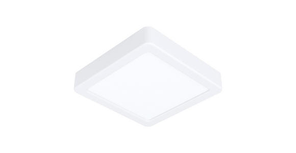 LED-DECKENLEUCHTE 16/16/2,8 cm - Weiß, Basics, Kunststoff/Metall (16/16/2,8cm) - Novel