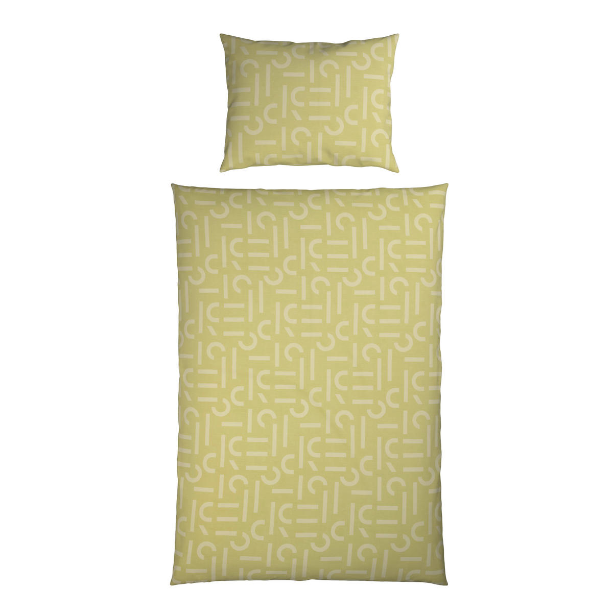 ÁGYNEMŰHUZAT-GARNITÚRA 140/200 cm  - lime/zöld, Basics, textil (140/200cm) - Esprit