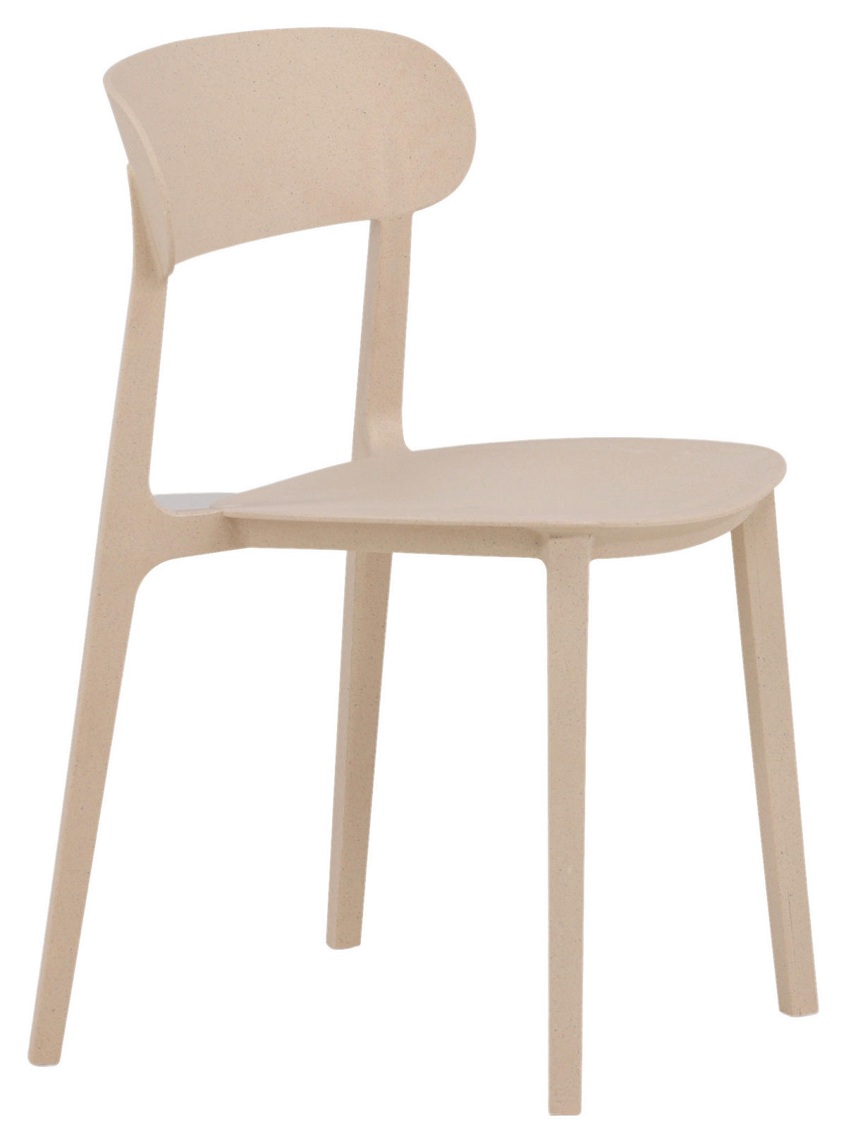 STUHL-SET 2 Stück  in  - Beige, Design, Holz/Kunststoff (50/78,5/52cm) - Livetastic
