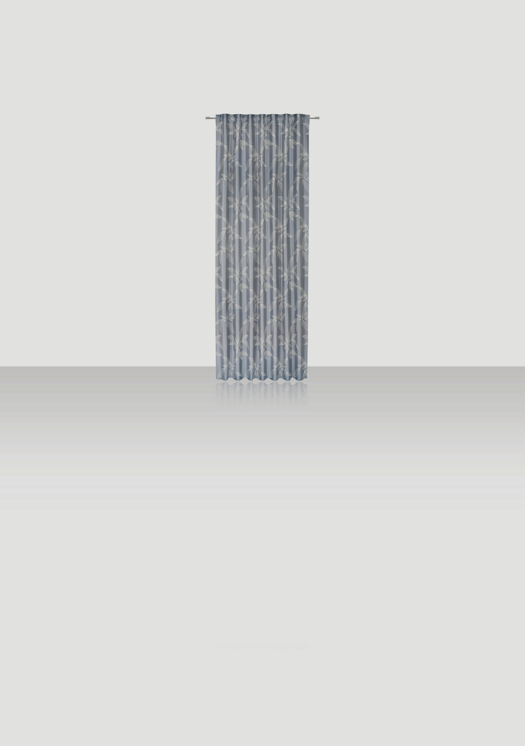 FERTIGVORHANG blickdicht  - Blau, Design, Textil (140/255cm) - Novel