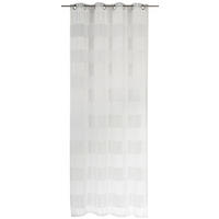 ÖSENSCHAL halbtransparent 140/255 cm   - Weiß, Basics, Textil (140/255cm)