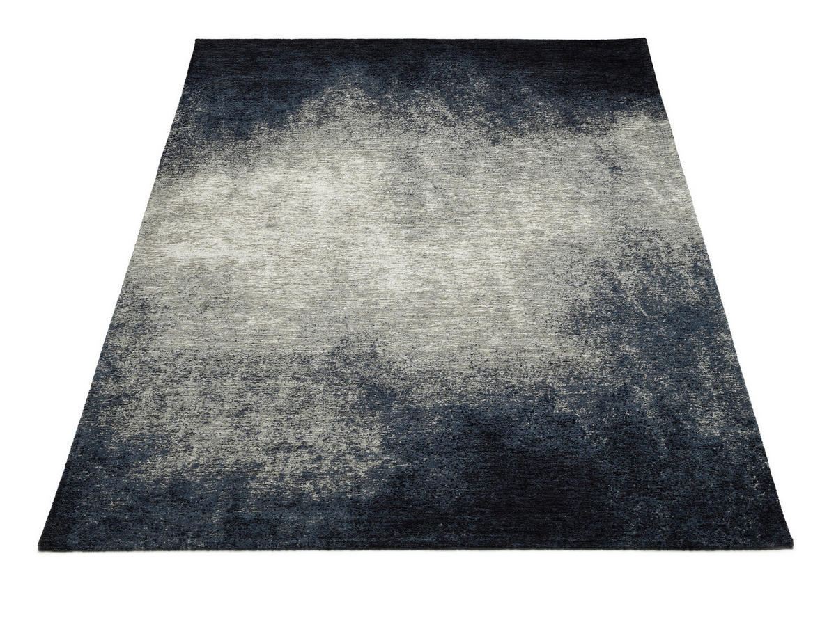 FLACHWEBETEPPICH 155/230 cm Lykaris Schwarz, Dunkelgrau  - Dunkelgrau/Schwarz, Design, Kunststoff/Textil (155/230cm) - Novel