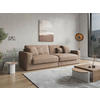 BIGSOFA FABIO E Cord Sandfarben  - Sandfarben/Schwarz, MODERN, Kunststoff/Textil (264/87/108cm) - Sit & More