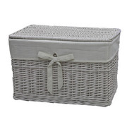 KOŠARA ZA REGAL - bež, Basics, tekstil/les (56/36/36cm) - Landscape