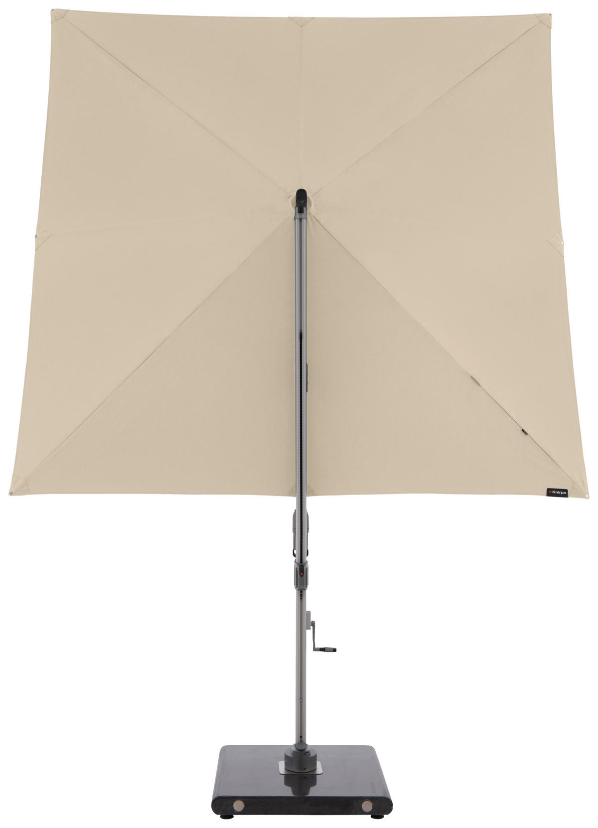 AMPELSCHIRM  275/275 cm  - Beige/Silberfarben, KONVENTIONELL, Textil/Metall (275/275cm) - KNIRPS