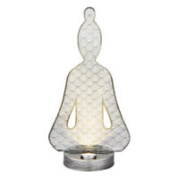 SOLCELLSLAMPA - silver/svart, Design, metall/plast (19/12/36cm) - Globo