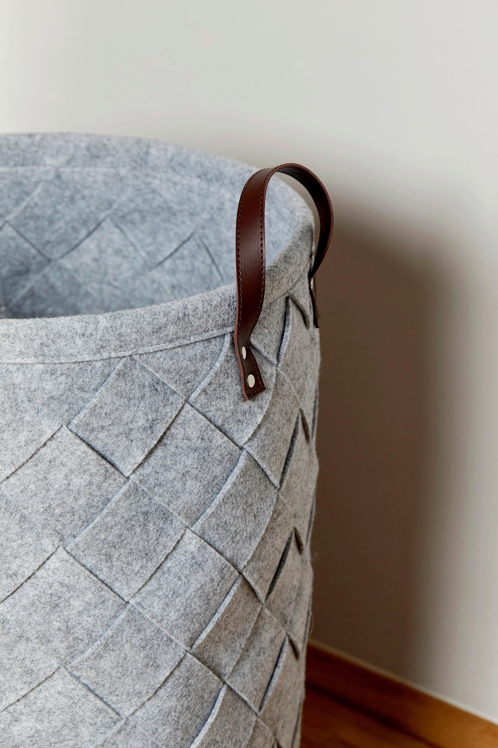 WÄSCHESACK - Grau, Basics, Kunststoff (40/60cm) - Wenko