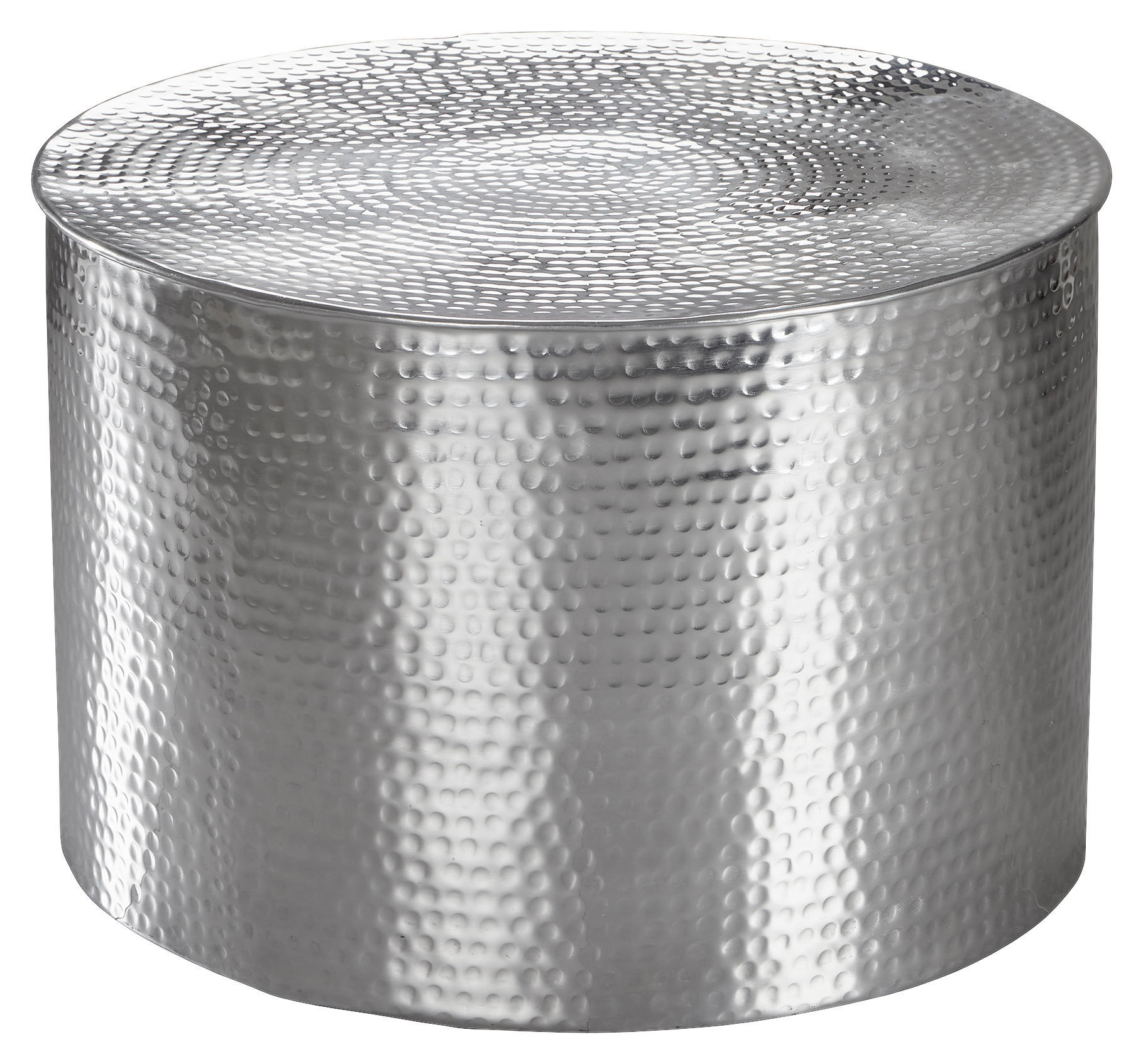 KLUB STOLIĆ srebrne boje  metal  - srebrne boje, Lifestyle, metal (61/61/40,5cm) - MID.YOU