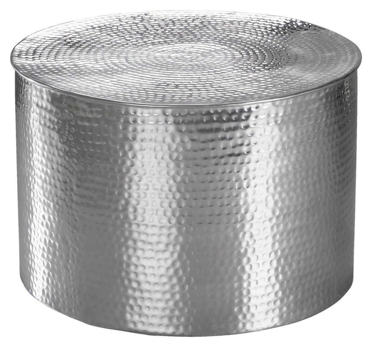 KLUB STOLIĆ srebrne boje  metal  - srebrne boje, Lifestyle, metal (61/61/40,5cm) - MID.YOU