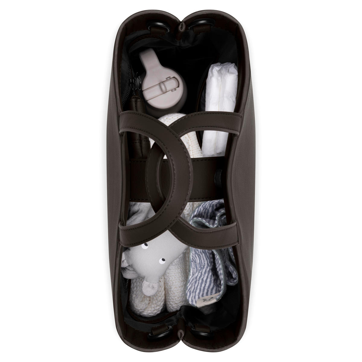 WICKELTASCHE Tote Bag Daily  - Dunkelbraun, Basics, Textil (15/29,5/34,5cm) - ABC Design