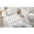 BEISTELLBETT Buche teilmassiv Weiß - Weiß, Basics, Holz (94/78/53cm) - MY BABY LOU