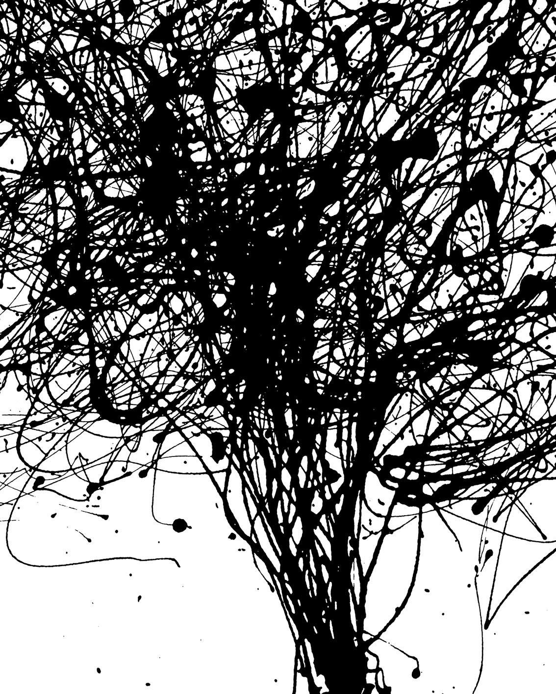 Xora Vliestapete Schwarz, Weiß 200x250 cm