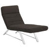 LIEGE in Mikrofaser Mokka  - Chromfarben/Mokka, Design, Textil/Metall (65/91/170cm) - Chilliano