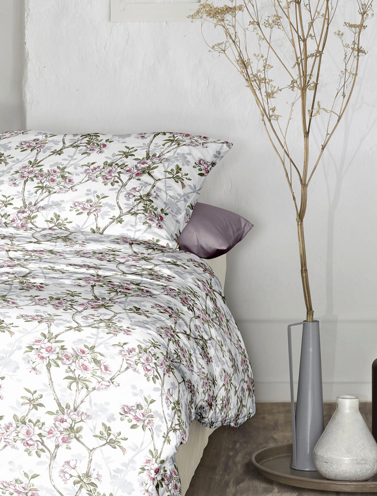 BETTWÄSCHE Makosatin 140/200 cm  - Weiß, KONVENTIONELL, Textil (140/200cm) - Irisette
