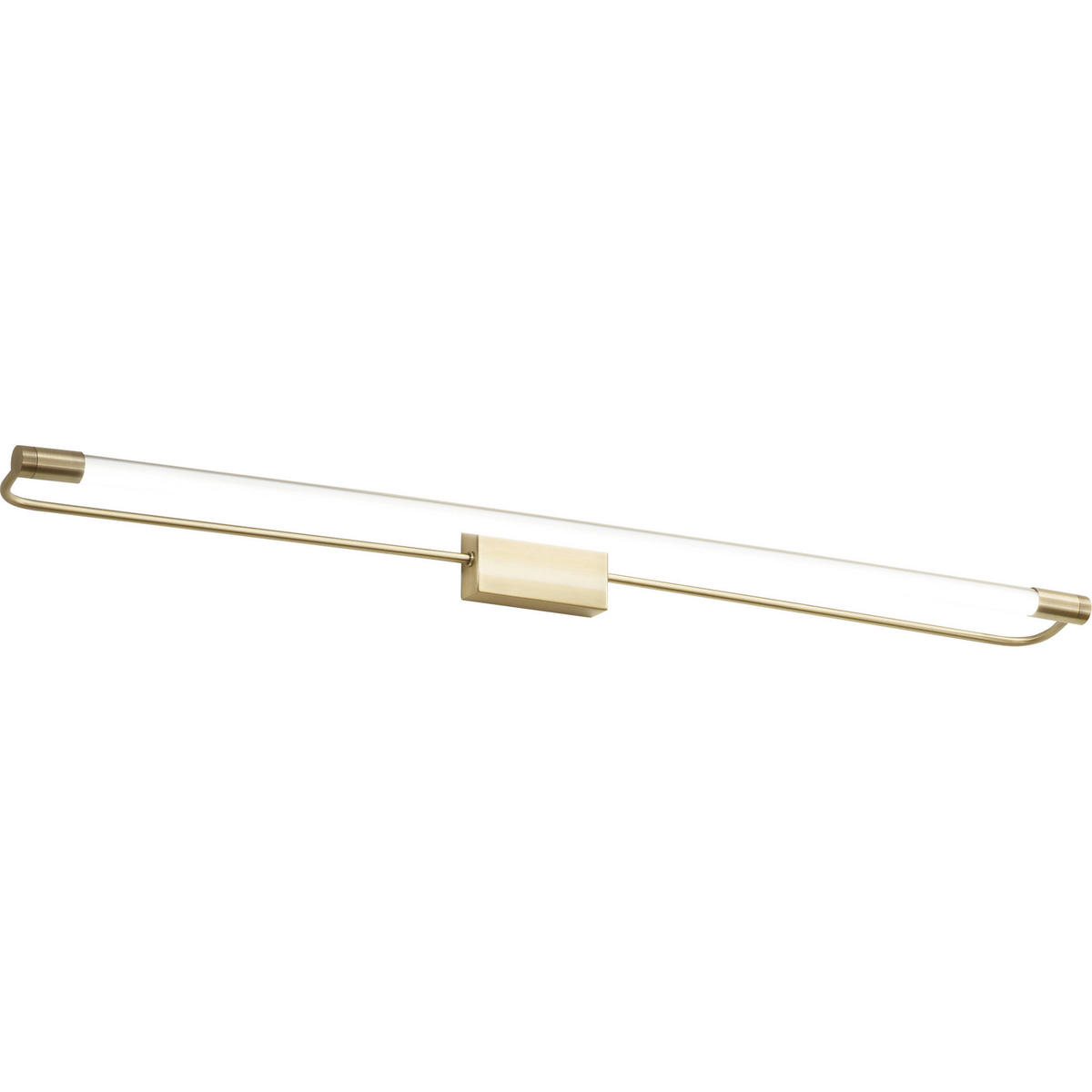 SPIEGELLEUCHTE Rapallo 80/8/5 cm   - Messingfarben, Design, Kunststoff/Metall (80/8/5cm) - Fabas Luce