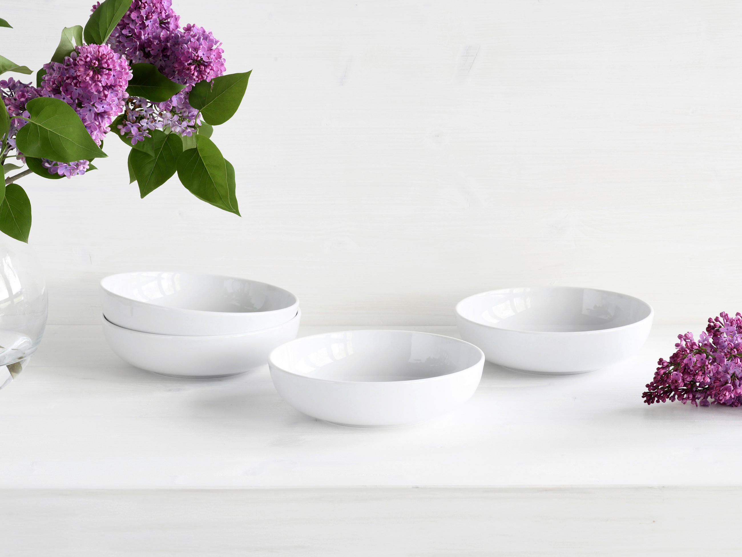 SCHÜSSELSET 4-teilig Allround   - Weiß, Design, Keramik - Creatable