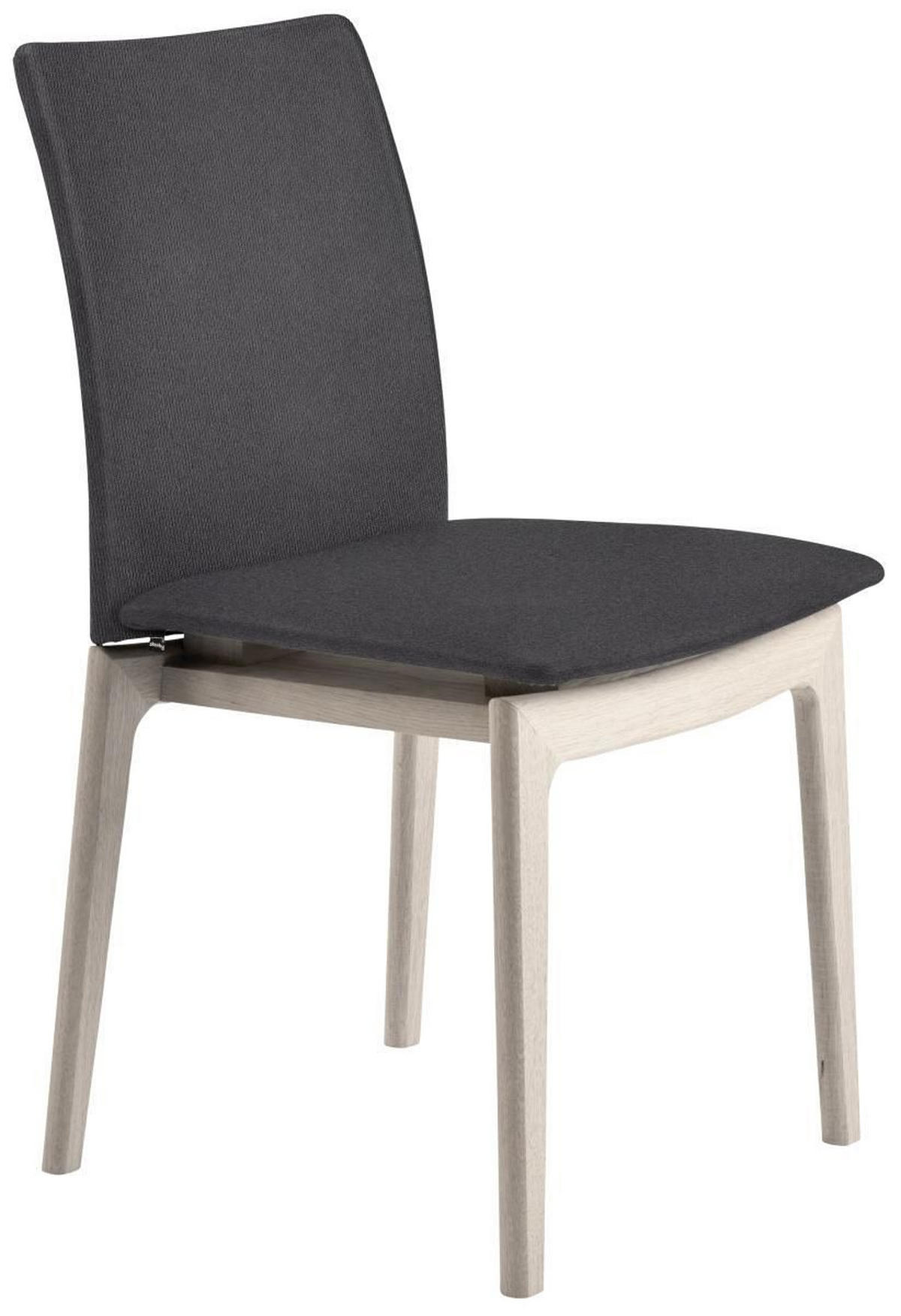 STOL flatväv  - vit/grå, Klassisk, trä/textil (45/88/54cm) - Skovby