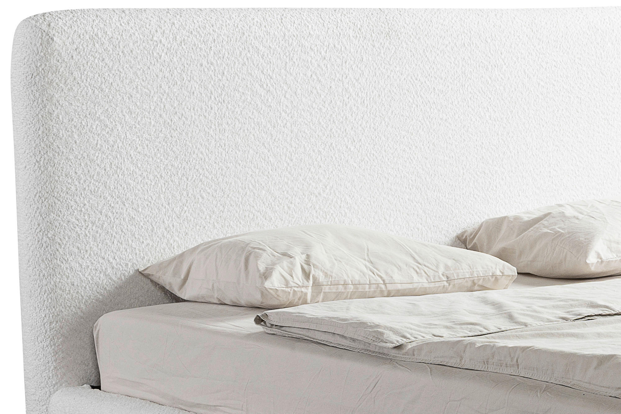 ČALOUNĚNÁ POSTEL, 140/200 cm, krémová - černá/krémová, Moderní, kov/dřevo (140/200cm) - MID.YOU