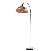 STEHLEUCHTE  40/150/40 cm   - Schwarz, Basics, Holz/Metall (40/150/40cm) - Globo