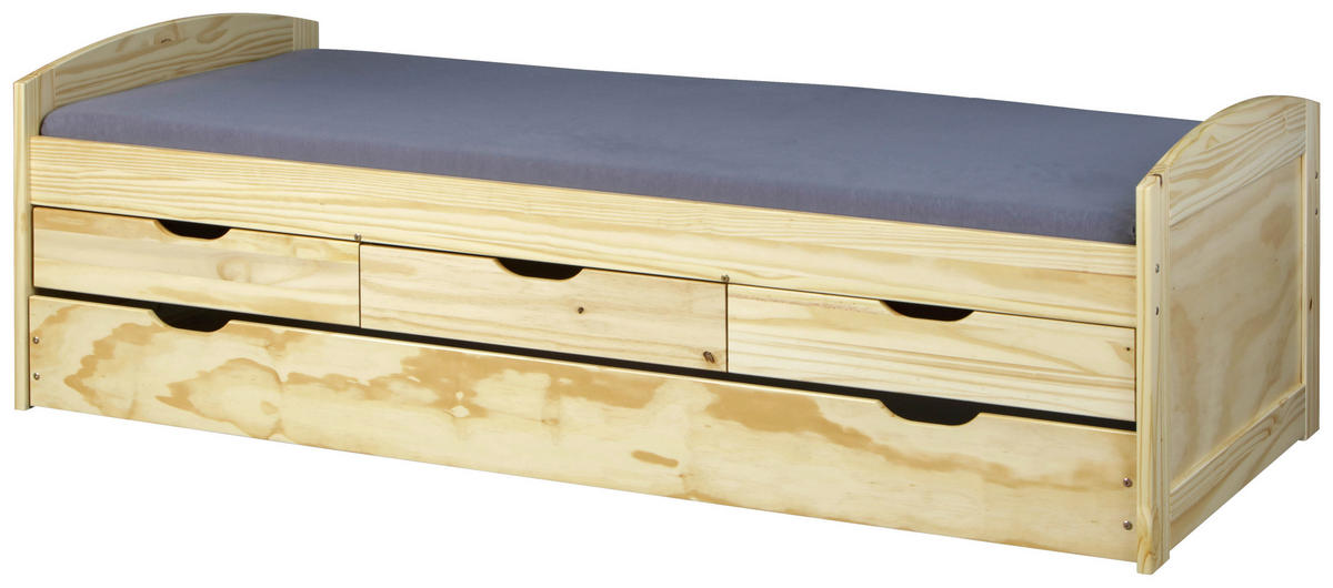 AUSZIEHBETT 90/200 cm Kieferfarben  - Kieferfarben, Basics, Holz/Kunststoff (90/200cm) - MID.YOU