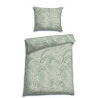 BETTWÄSCHE Seersucker 140/220 cm  - Salbeigrün, Basics, Textil (140/220cm) - Florella