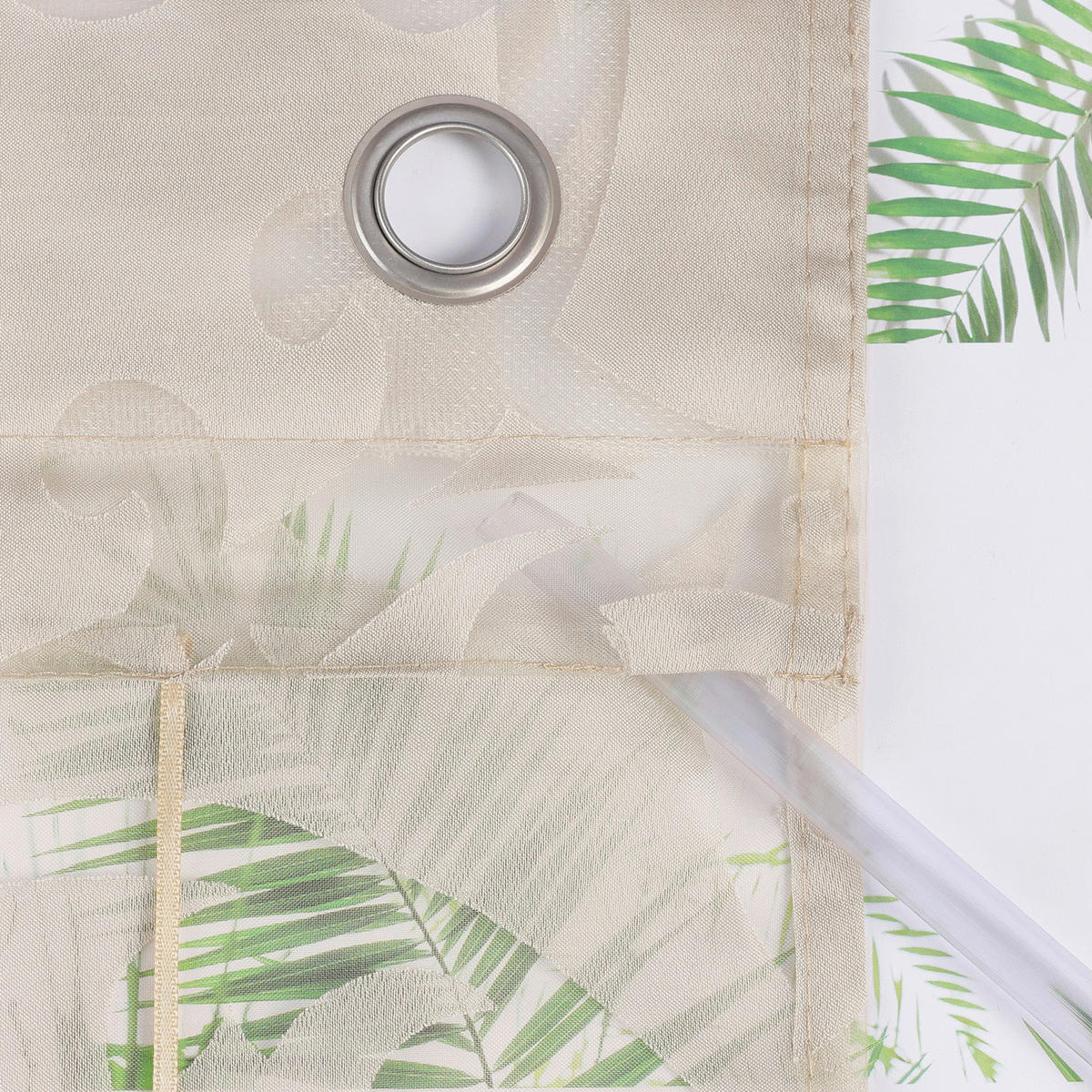 FALTROLLO  transparent  60/130 cm    - Sandfarben, Basics, Textil (60/130cm) - Joyswahl