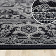 OUTDOORTEPPICH 80/150 cm Plutus Grau, Schwarz  - Schwarz/Grau, Design, Kunststoff (80/150cm) - Novel