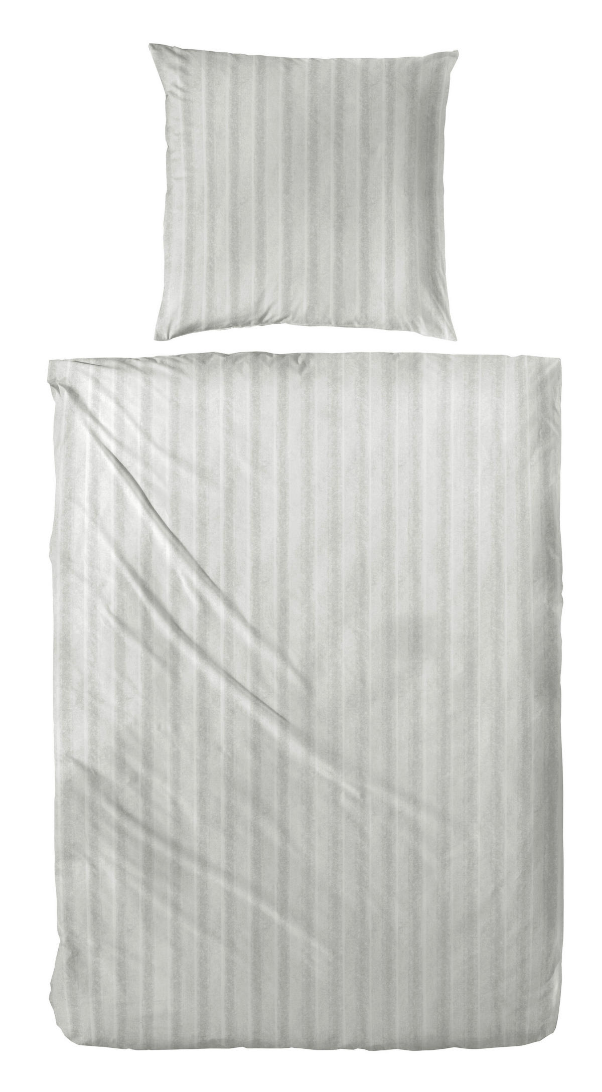 BETTWÄSCHE Renforcé 135/200 cm  - Grau, Basics, Textil (135/200cm)