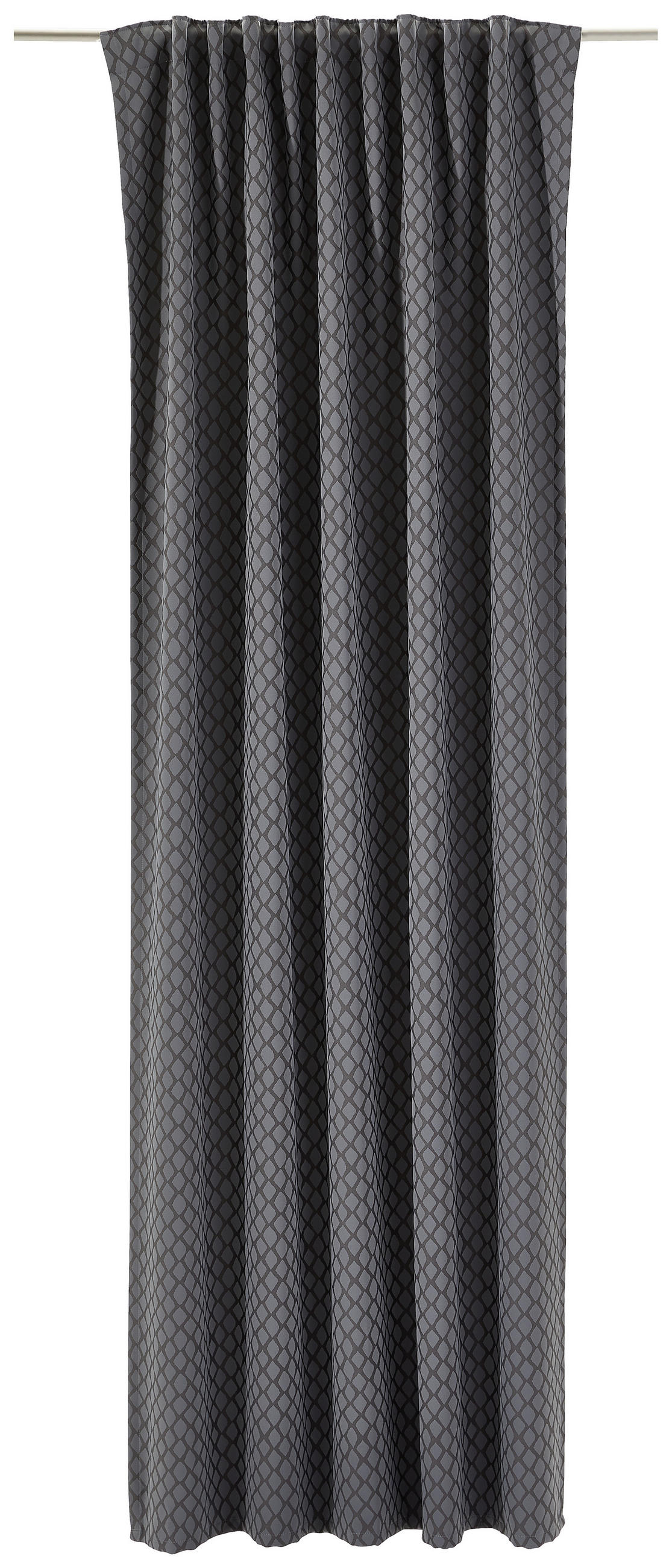 FERTIGVORHANG LUNA blickdicht 140/245 cm - Dunkelgrau, KONVENTIONELL, Textil (140/245cm) - Dieter Knoll