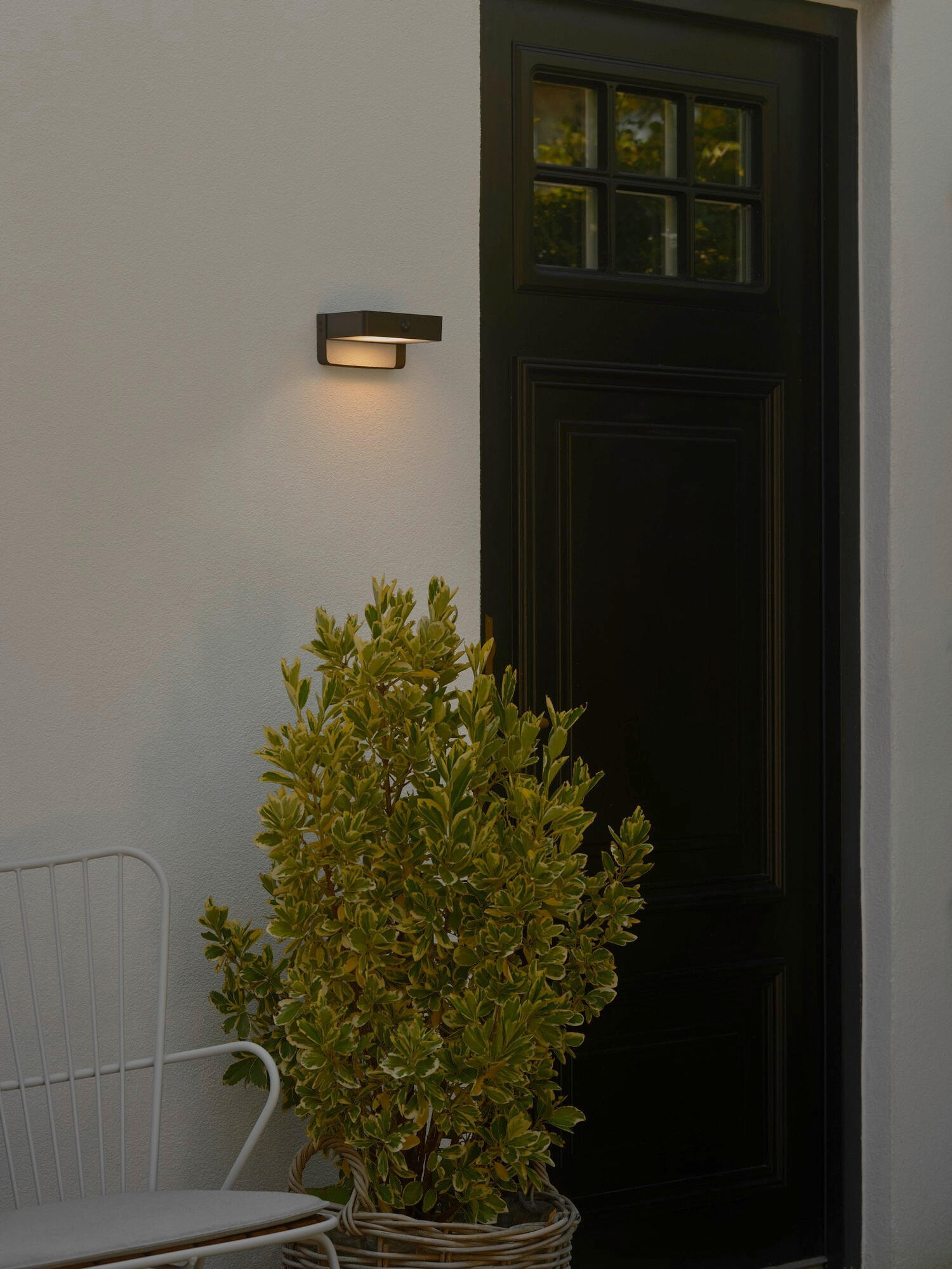 SOLARLEUCHTE 15,6/7,3/11,3 cm   - Schwarz, Design, Metall (15,6/7,3/11,3cm) - Nordlux