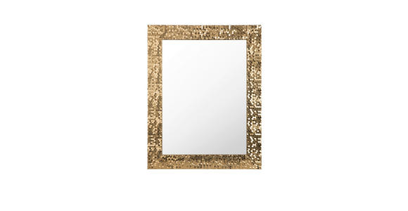 WANDSPIEGEL 55/70/2 cm    in rechteckig  - Goldfarben, LIFESTYLE, Glas/Kunststoff (55/70/2cm) - Carryhome