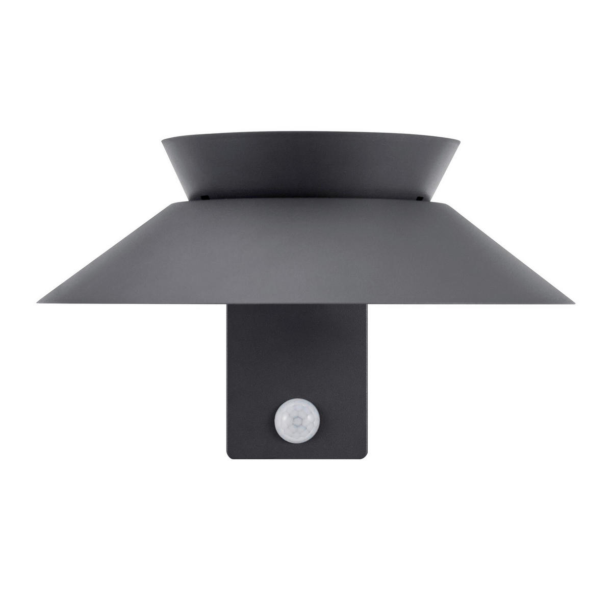 WANDLEUCHTE Justina 23/14,5 cm  - Anthrazit, Design, Metall (23/14,5cm) - Nordlux