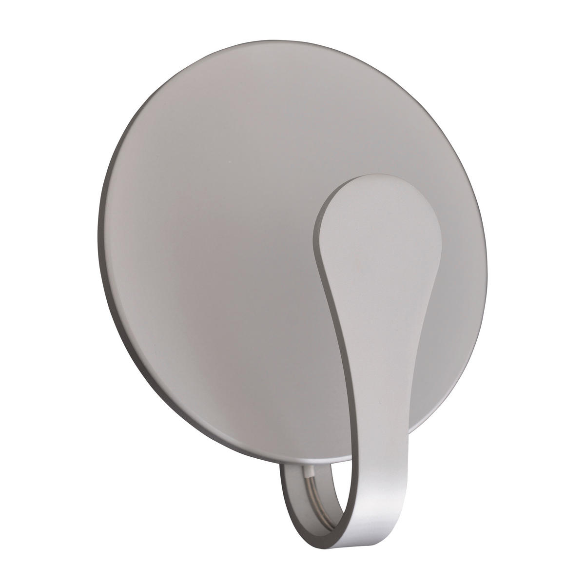 LED-WANDLEUCHTE 19 cm  - Silberfarben, Basics, Kunststoff/Metall (19cm) - Näve