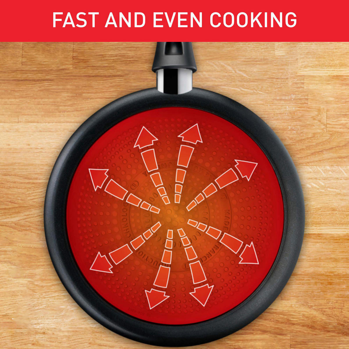 STEKPANNA   24 cm  - stålfärgad/svart, Design, metall (24cm) - Tefal