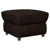 HOCKER in Textil Braun  - Schwarz/Braun, Konventionell, Kunststoff/Textil (68/45/68cm) - Livetastic