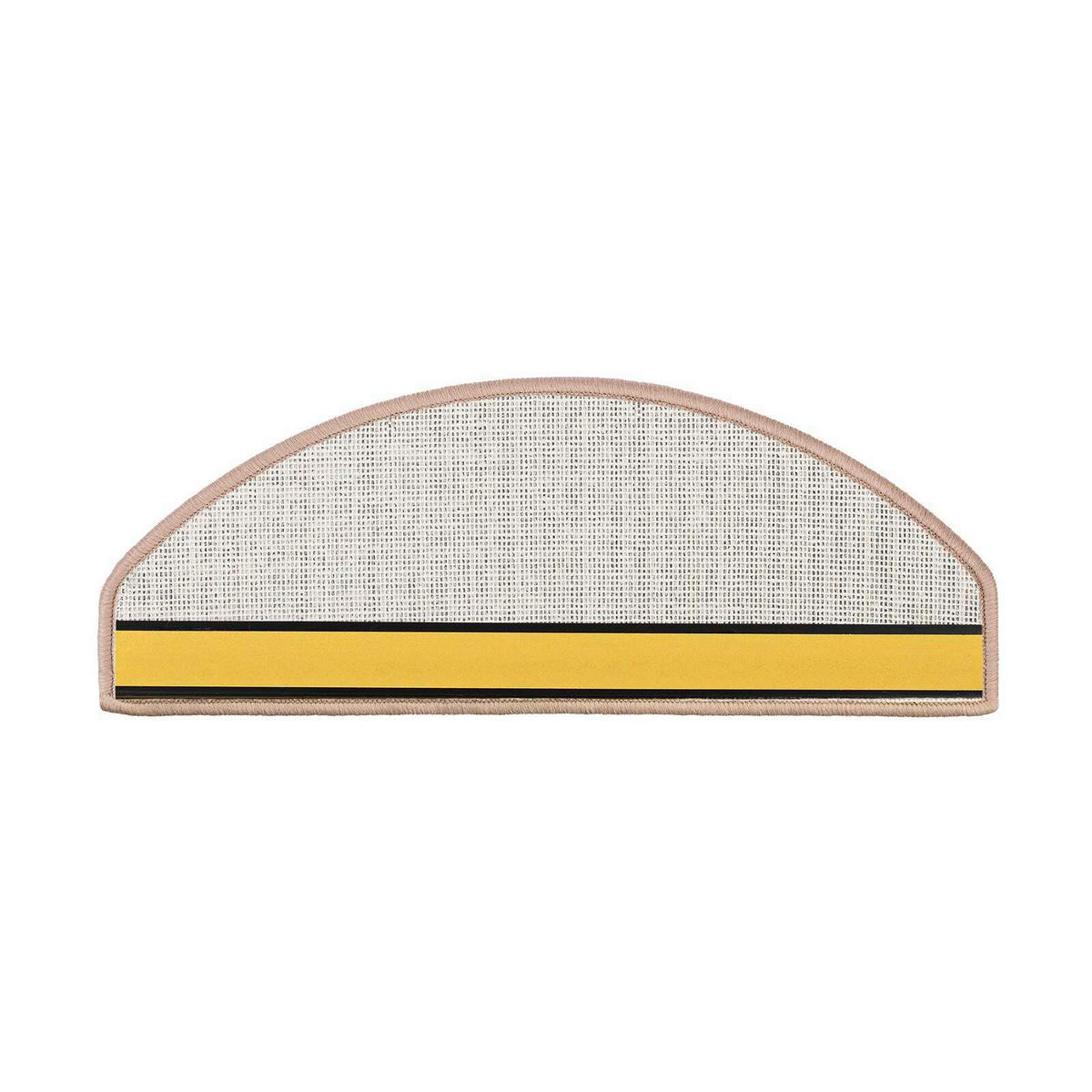 STUFENMATTE  65/23.5 cm  Hellbraun  - Hellbraun, Basics, Leder/Textil (65/23.5cm) - Floordirekt