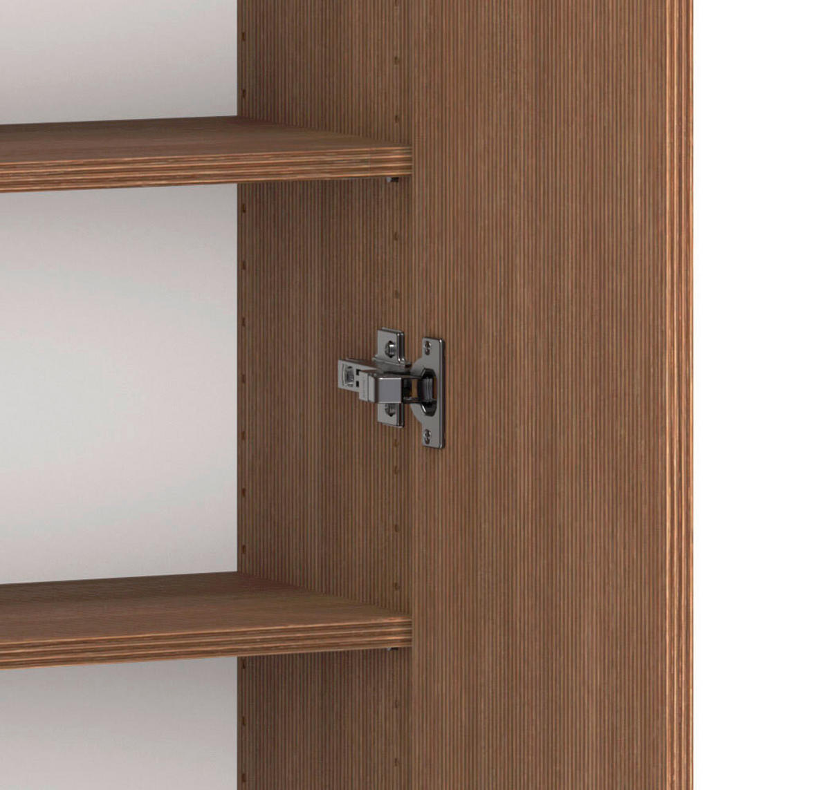 MIDISCHRANK 60/130/27 cm  - Dunkelbraun/Schwarz, Natur, Holzwerkstoff/Kunststoff (60/130/27cm) - Held