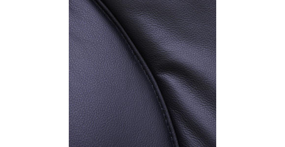 RELAXSESSEL in Leder Schwarz - Edelstahlfarben/Schwarz, Design, Leder/Metall (75/106/88cm) - Dieter Knoll