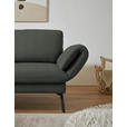 ECKSOFA  in Flachgewebe Grün  175-224/255-365 cm  - Schwarz/Grün, Design, Textil/Metall (175-224/255-365cm) - Dieter Knoll