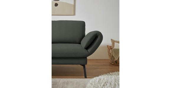 ECKSOFA  in Flachgewebe Grün  175-224/255-365 cm  - Schwarz/Grün, Design, Textil/Metall (175-224/255-365cm) - Dieter Knoll