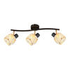 SPOTLIGHT Dubai 45/18/9 cm   - roséguld/svart, Klassisk, metall/glas (45/18/9cm)